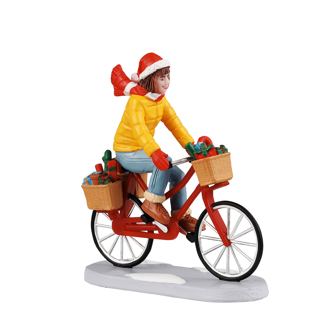 Personaggio in Bici con Regali - Lemax