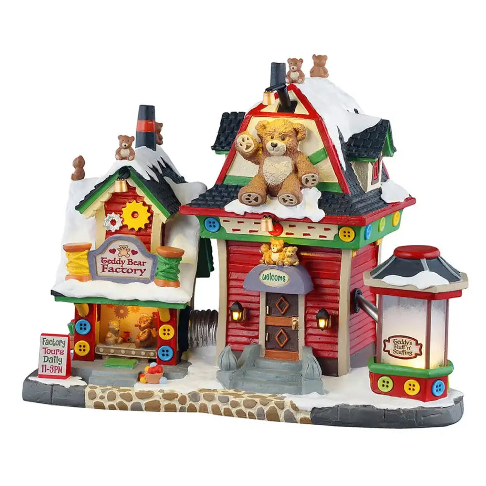 Teddy Bear Factory con Luci LED – Lemax