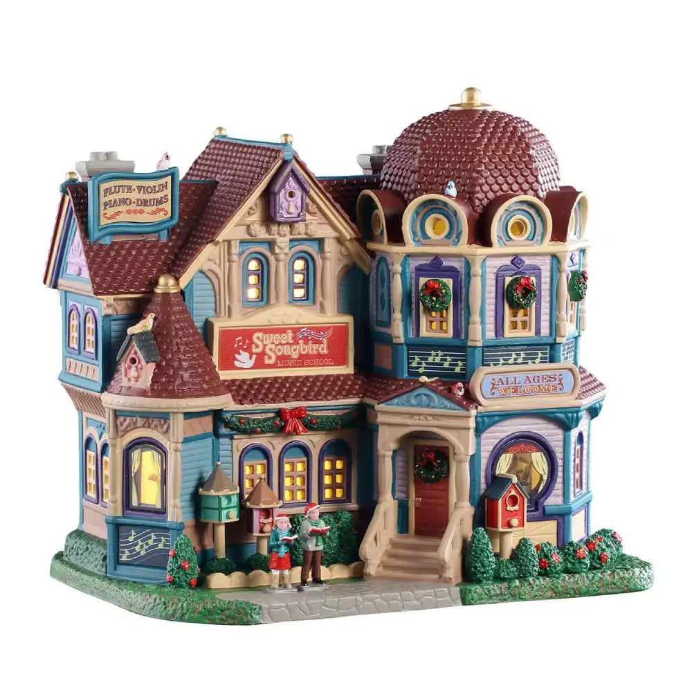 Sweet Songbird Music School con Luci Led - Lemax