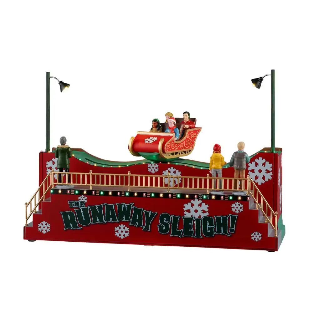 The Runaway Sleigh con Luci, Suoni e Movimento – Lemax