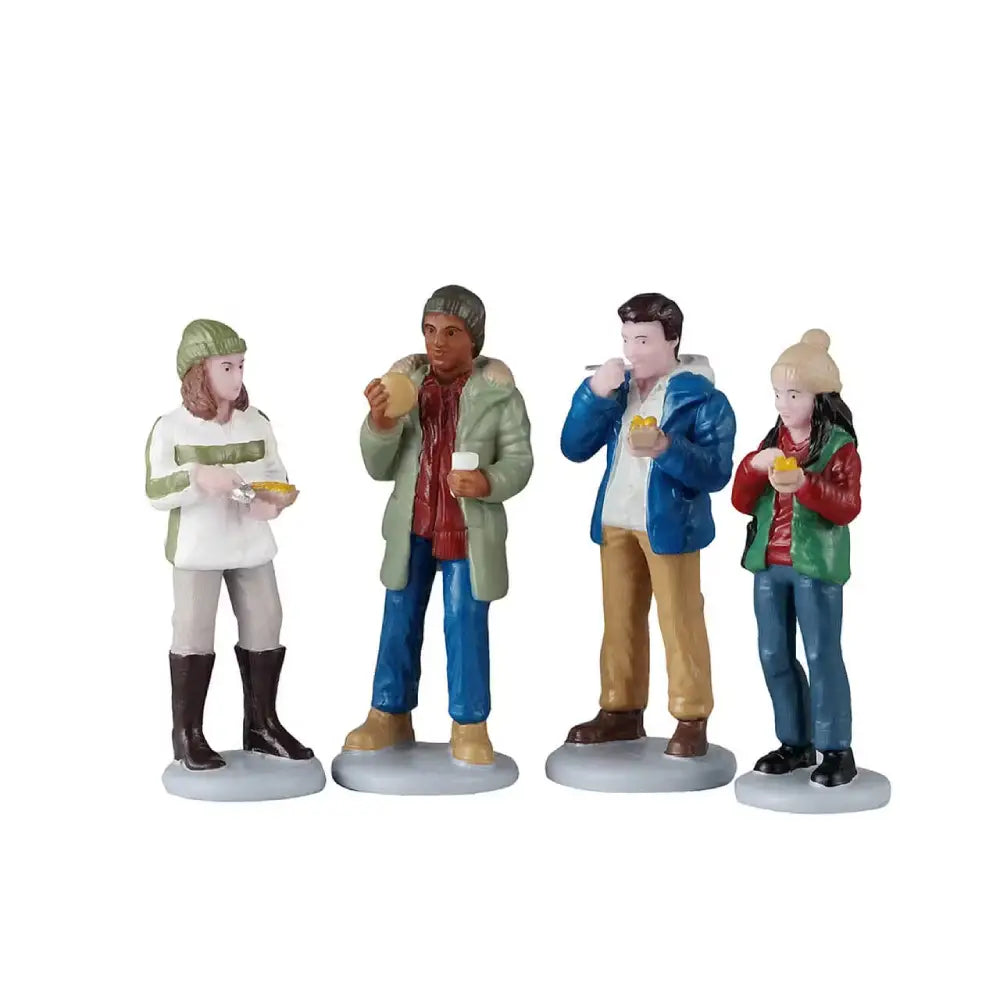 Food Truck Patrons set 4 Pezzi -  Lemax