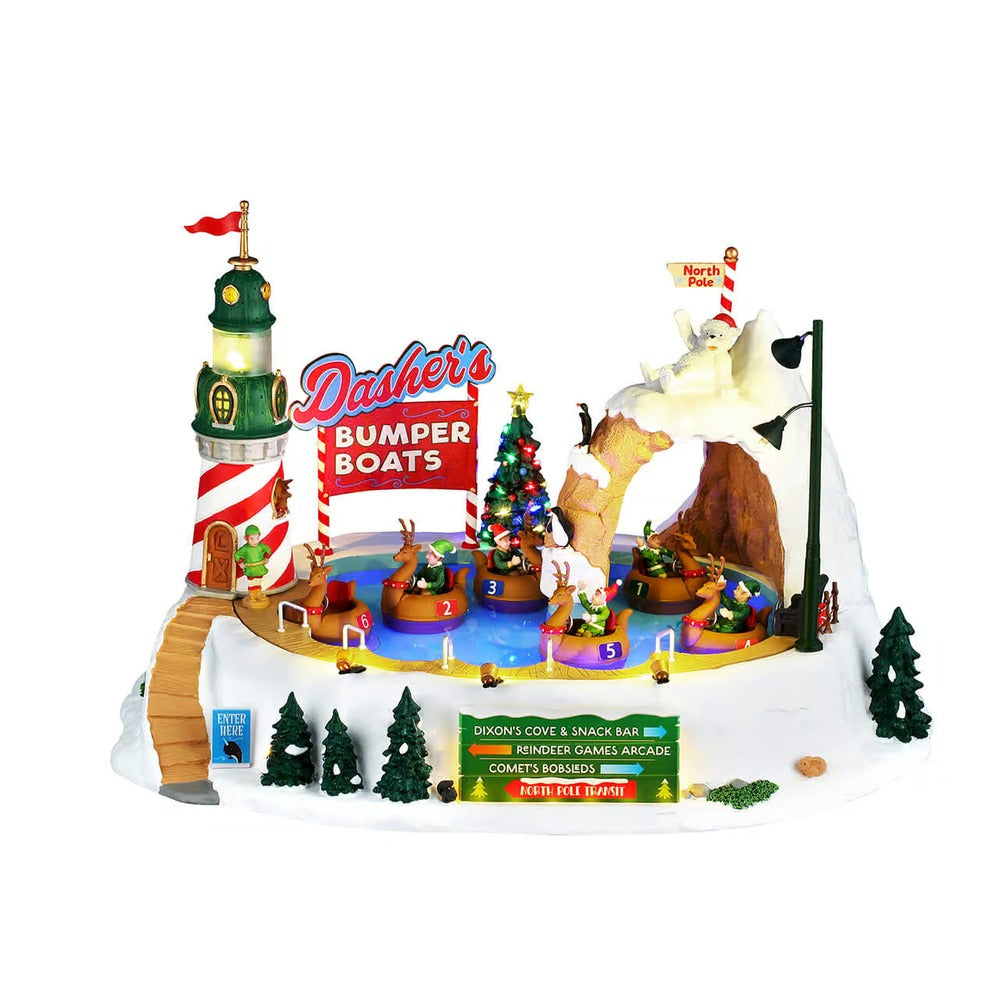 Dasher’s Bumper Boats - Lemax