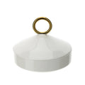 Contenitore in Porcellana Bianca con Coperchio - Hervit