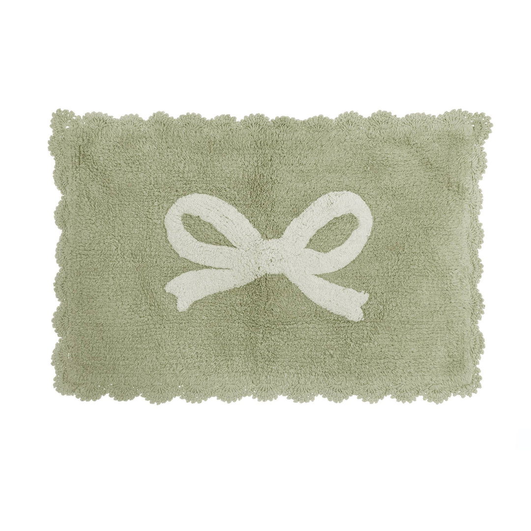 Tappeto Bagno Shabby Chic Fiocco 45x75 cm - Blanc Mariclò