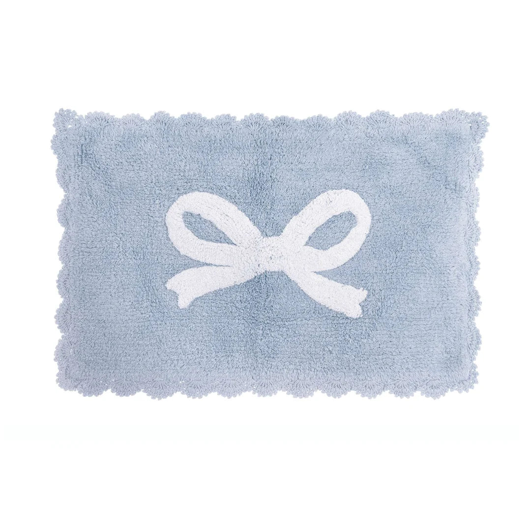 Tappeto Bagno Shabby Chic Fiocco 45x75 cm - Blanc Mariclò