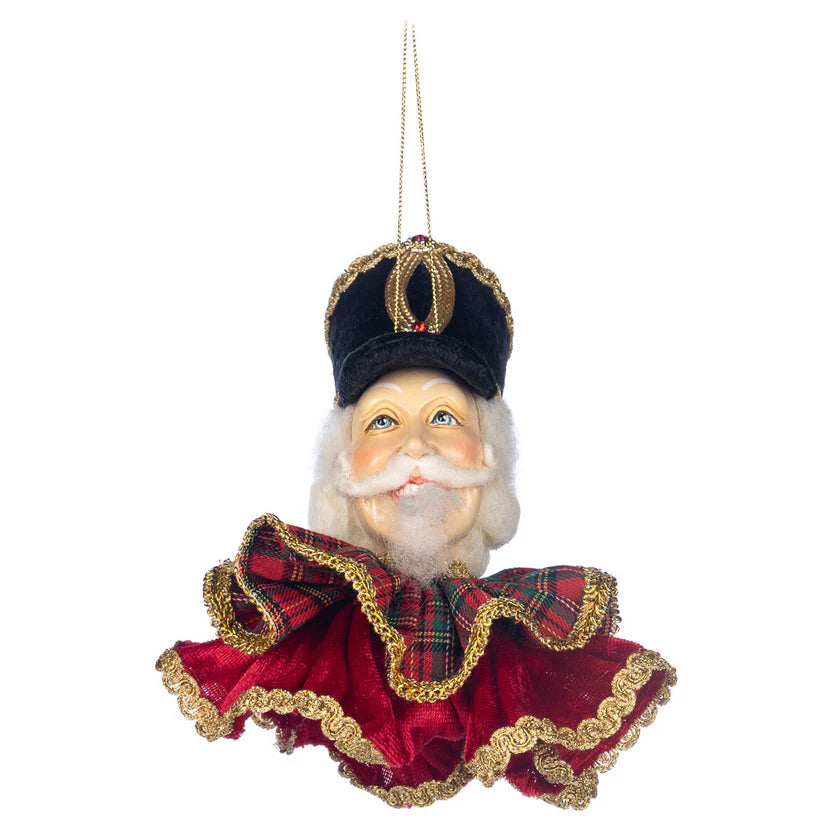 Decorazione per Albero con Testa di Schiaccianoci in Resina 18 cm – Goodwill