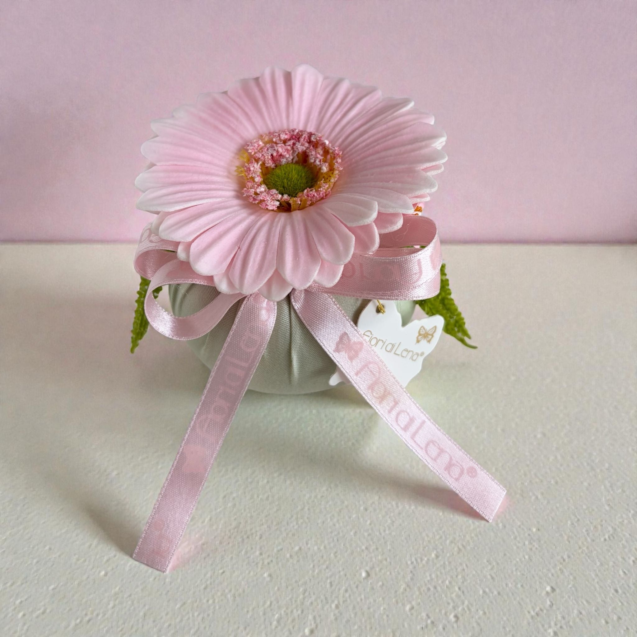 Pouf Profumato con Fiore Realistico 6x7 cm - Fiori di Lena