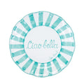 Piatto in Ceramica Decorato "Ciao Bella" 26 cm  - Casa Amalfi