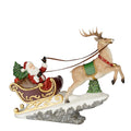 Babbo Natale in Slitta con Renna 45 h cm - Edelman