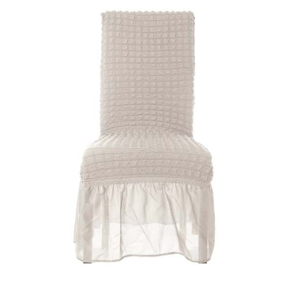 Vestisedia Elasticizzato con Balza Shabby Chic - Blanc Mariclò