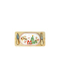 Tagliere in Porcellana con Supporto in Bamboo - Brandani