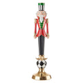 Portacandela Schiaccianoci in Resina con Base Oro  62 cm - L'infinito