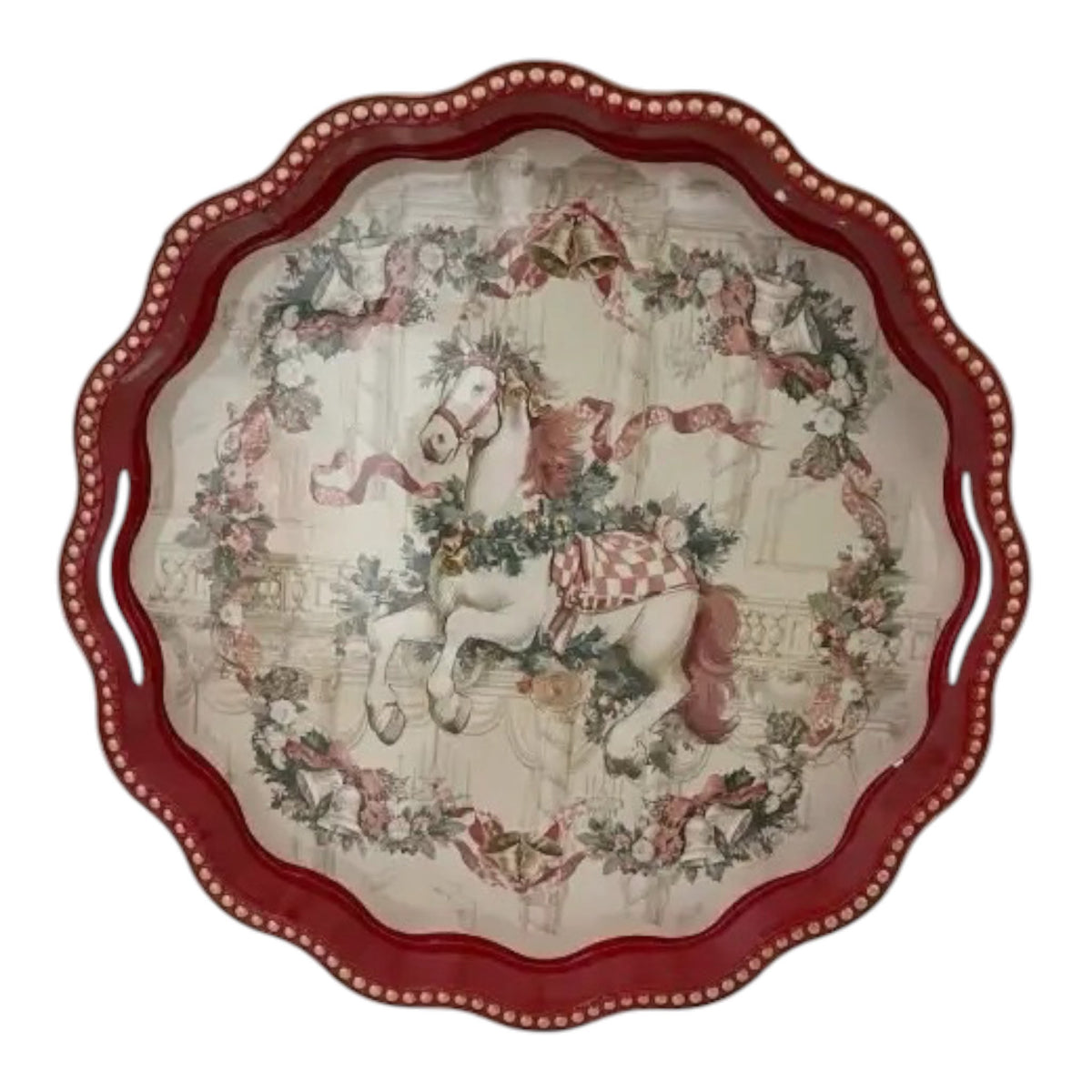 Vassoio Cavalluccio 39.5 cm - Blanc Mariclò