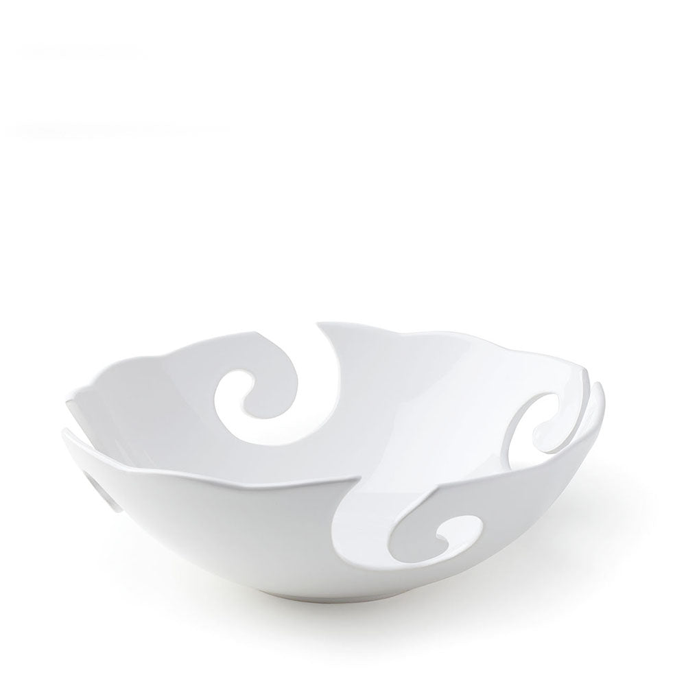 Portafrutta in Porcellana con Decoro Traforato 32 cm - Hervit