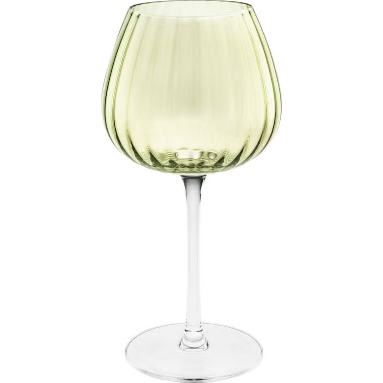 Set 12 Calici Verde in Vetro Prismia - Rose e Tulipani