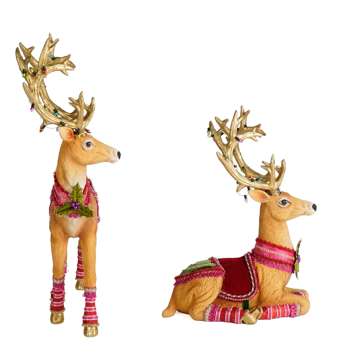 Marvelous Sitting and Standing Deer - Katherine's Collectionm