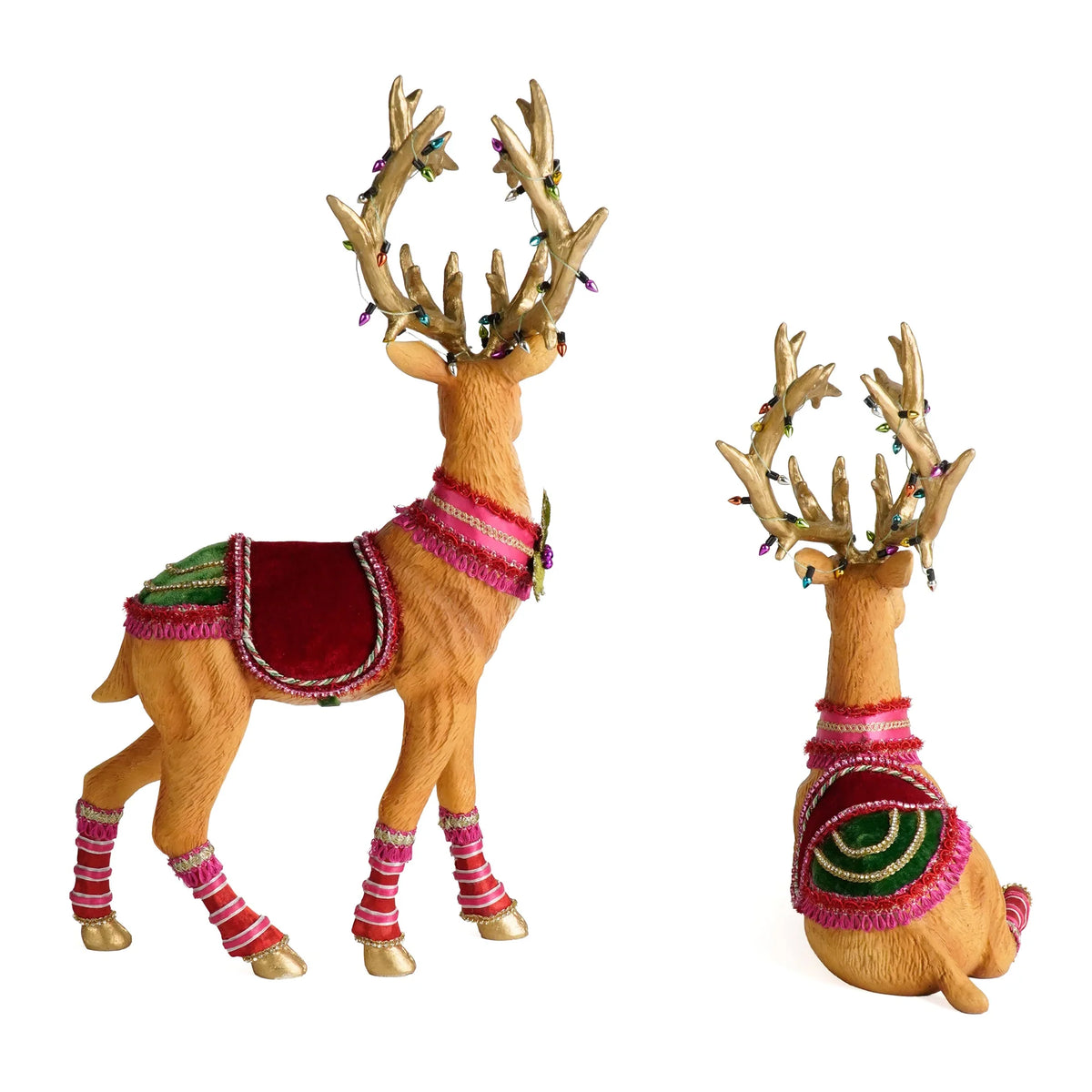 Marvelous Sitting and Standing Deer - Katherine's Collectionm