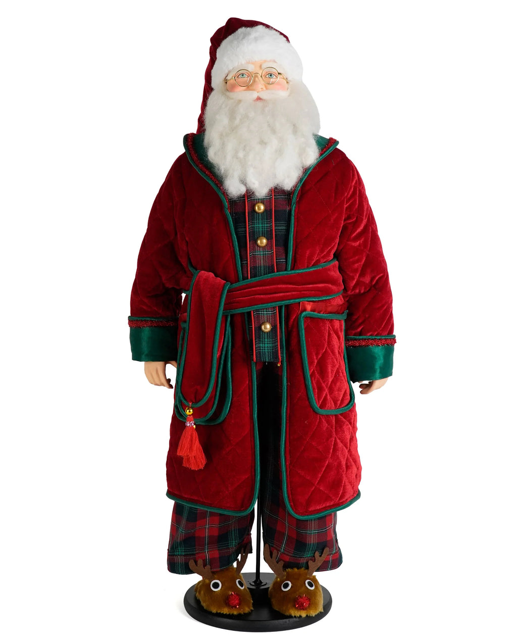 Merry and Magnificent Santa in PJs 87 cm - Katherine's Colection