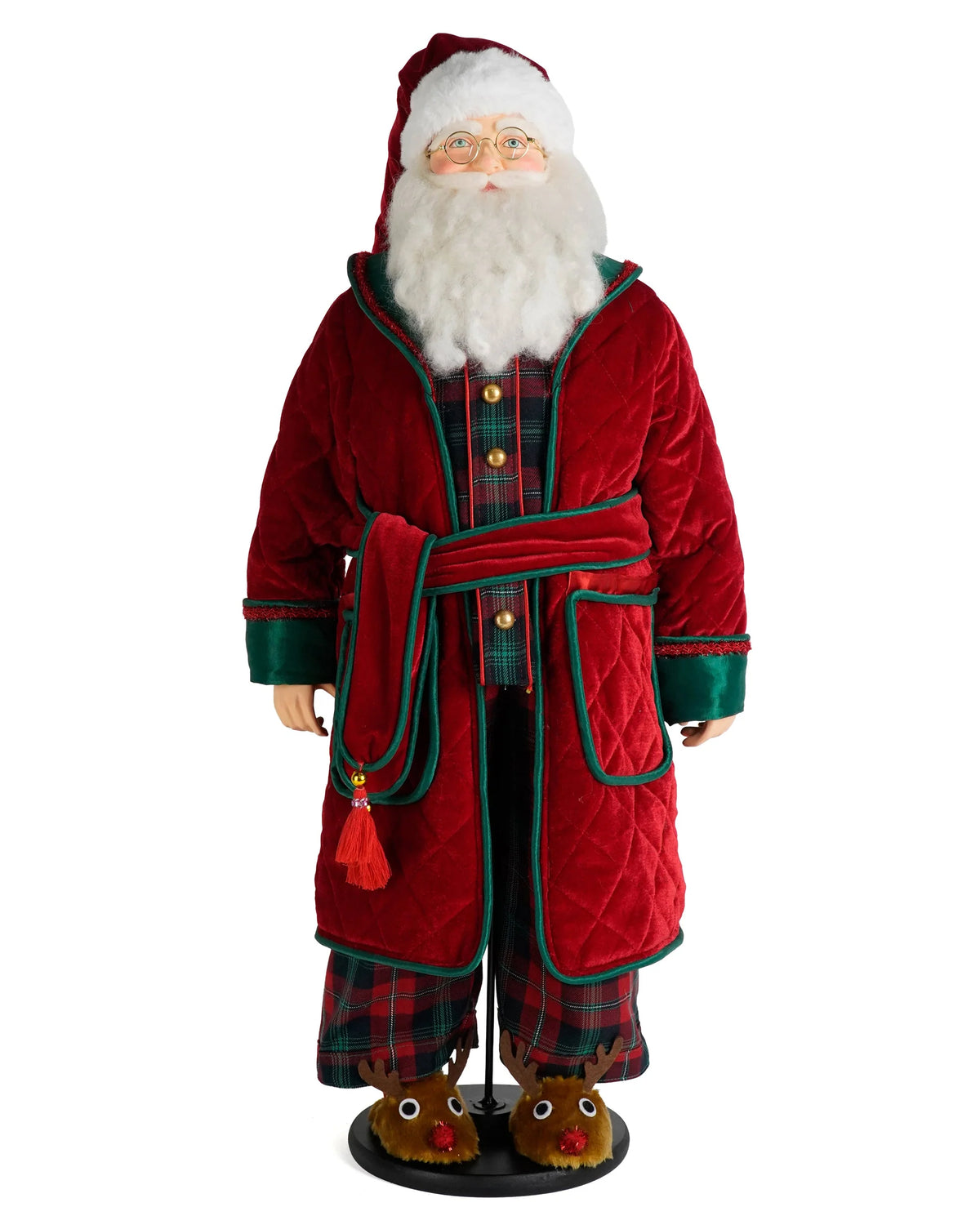 Merry and Magnificent Santa in PJs 87 cm - Katherine's Colection