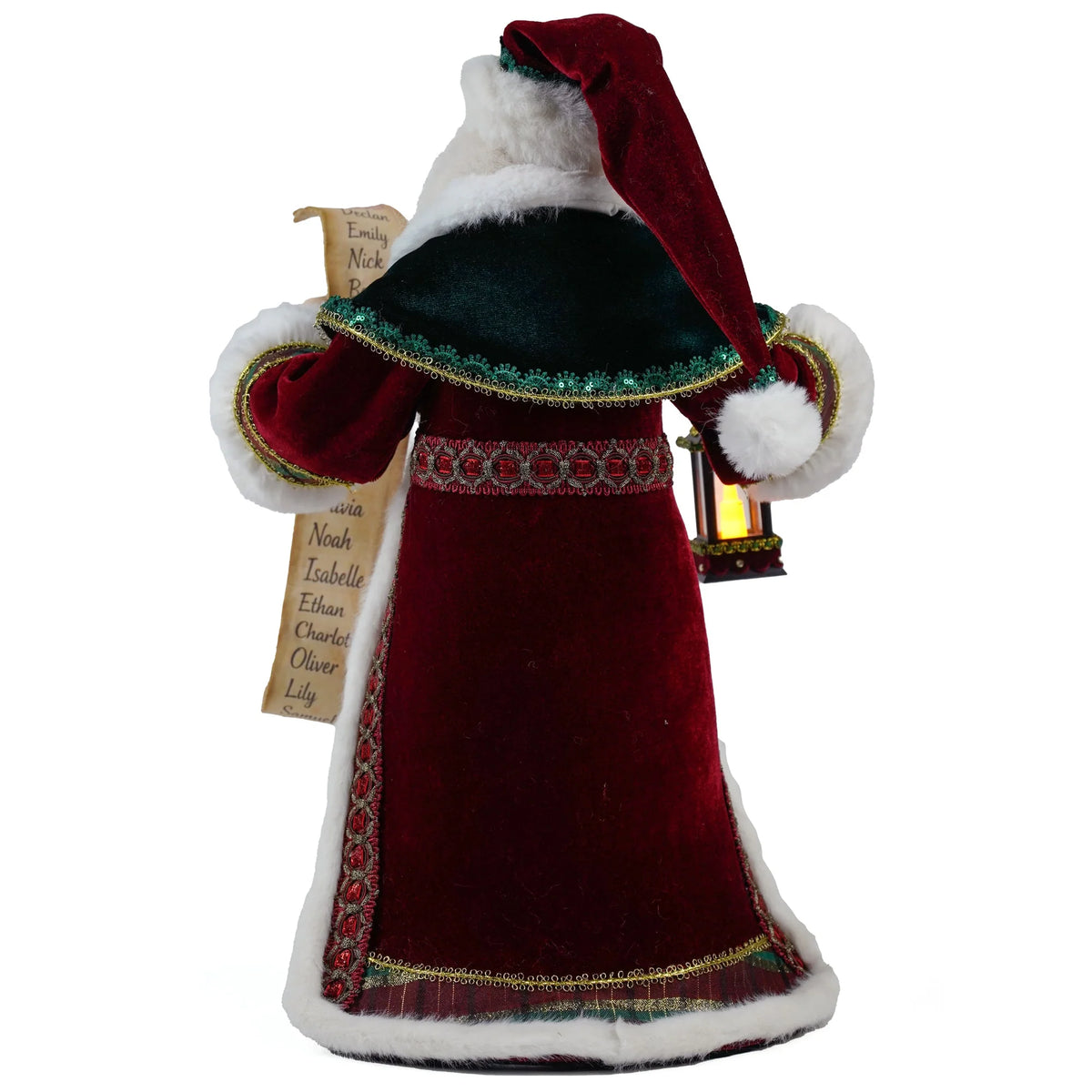 Christopher Tidings Santa Tabletop 44 cm - Katherine's Collection
