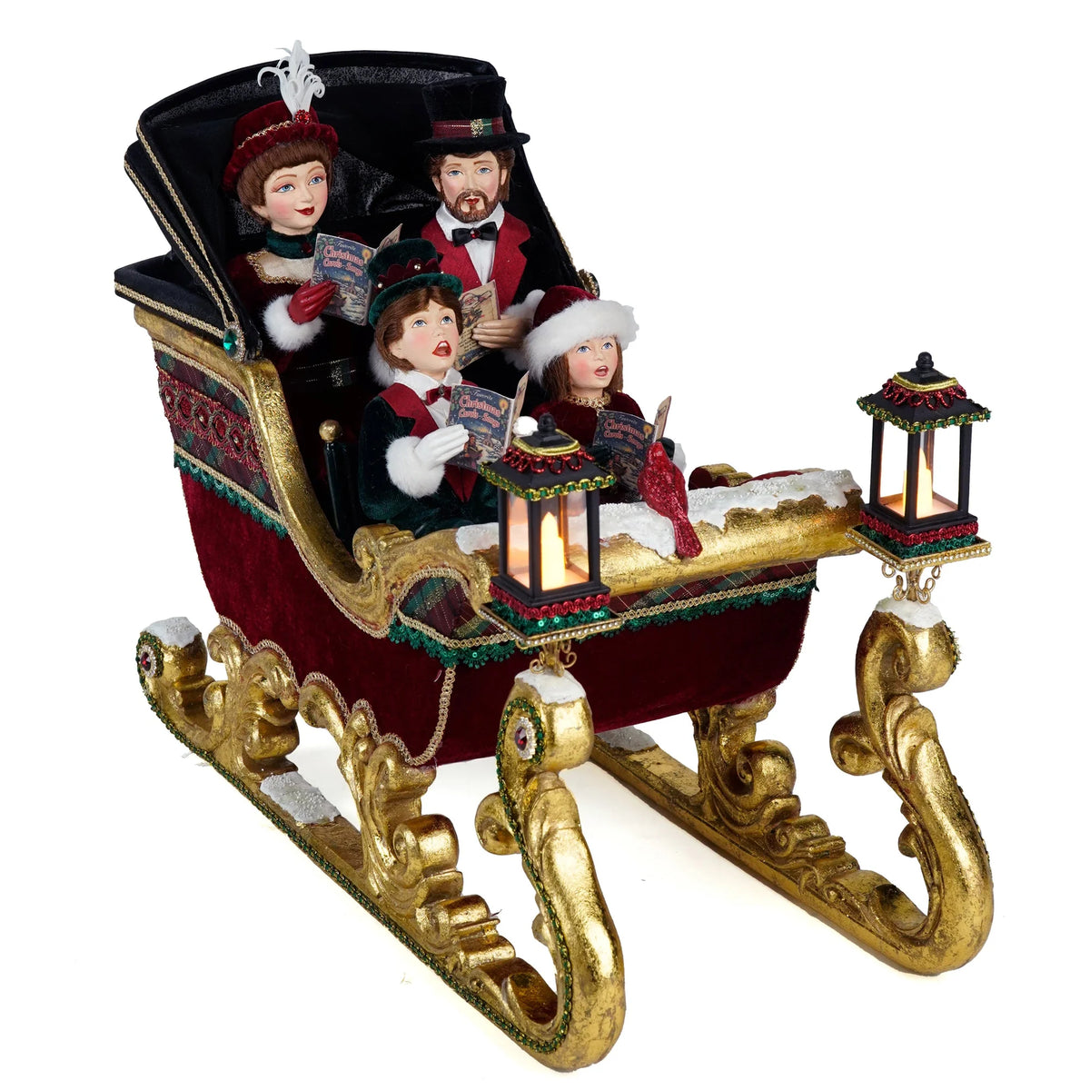 Timeless Carolers in Sleigh - Katherine's Collection