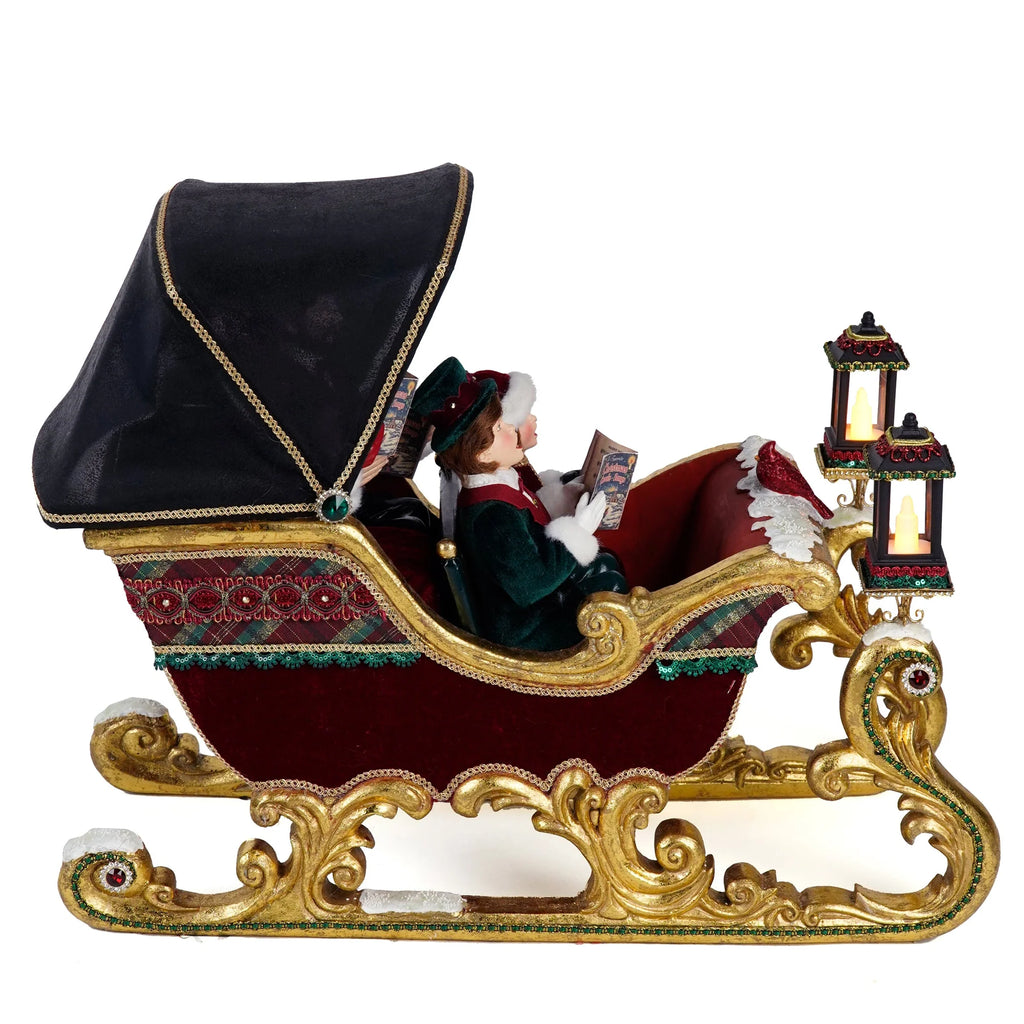 Timeless Carolers in Sleigh - Katherine's Collection