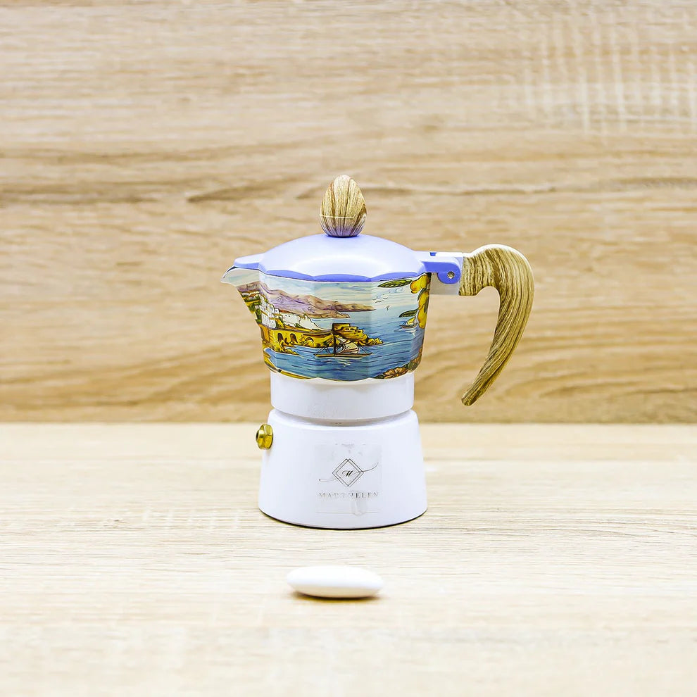 Moka 1 Tazza con Design Caprese 13.5 cm - Madrhelen