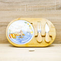 Tagliere Ovale con Paesaggio Caprese 27,5 x 17 cm - Madrhelen