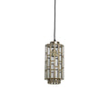 Lampada a Sospensione in Bronzo Antico e Vetro 31 cm - Light e Living