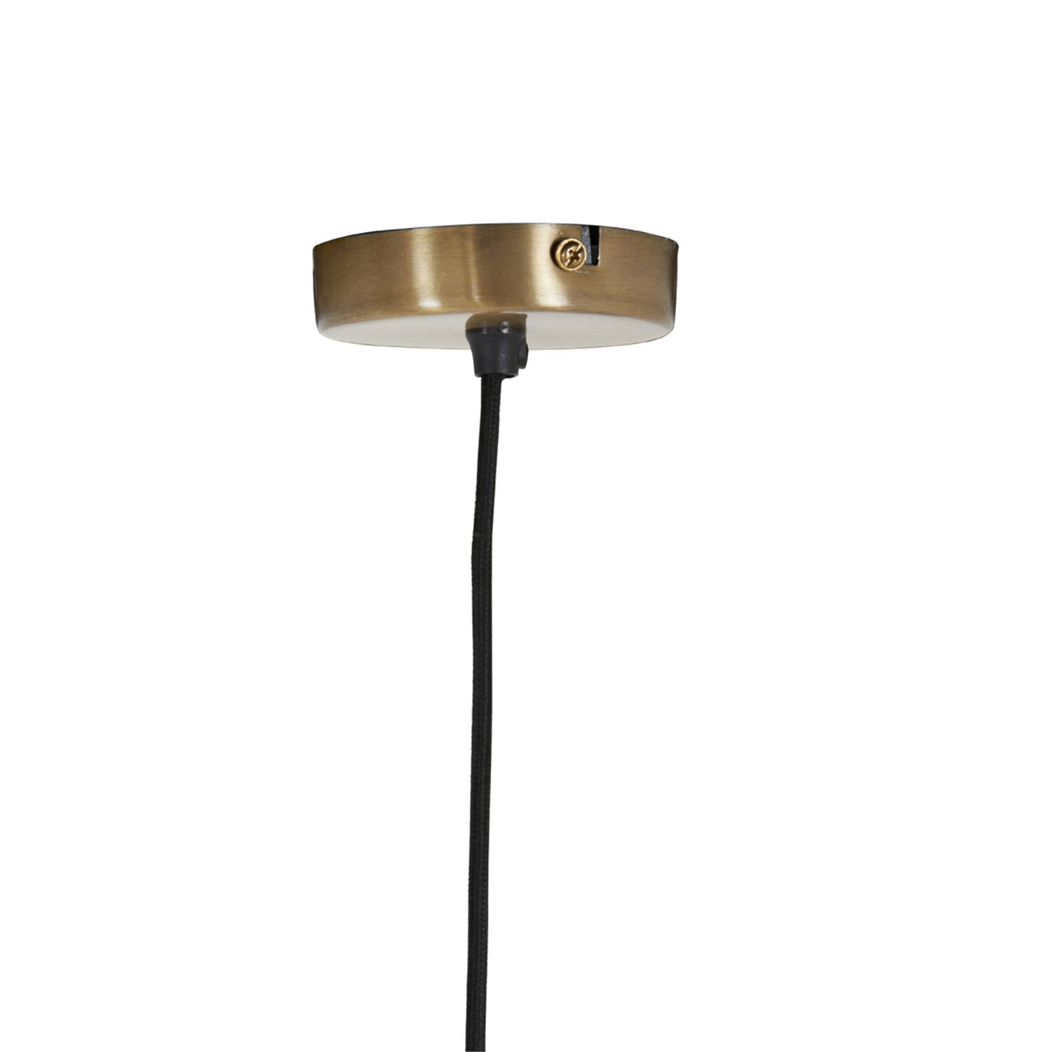 Lampada a Sospensione in Bronzo Antico e Vetro 31 cm - Light e Living