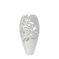 Vaso in Porcellana Traforato 28 h cm - Hervit