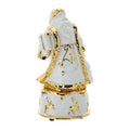 Carillon in Finissima Porcellana Bianca con Dettagli Oro 21 cm