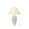 Lampada con Base in Porcellana Traforata 65 cm - Hervit