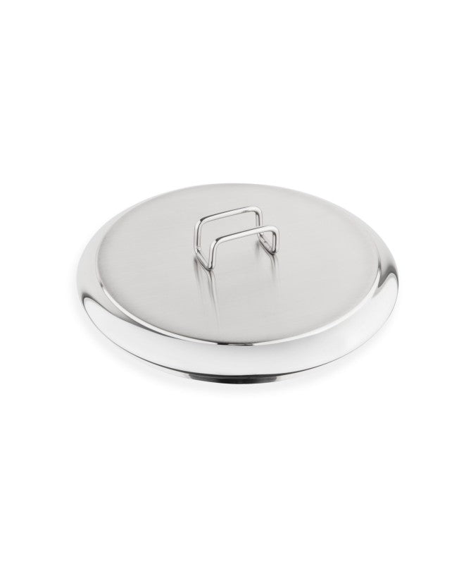 Casseruola a 2 Manici Ø18 cm in Acciaio Inox "Tummy" con Coperchio - Barazzoni