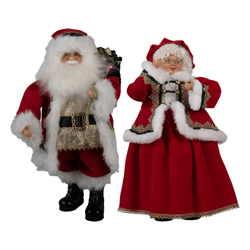 Coppia Babbo e Mamma Natale