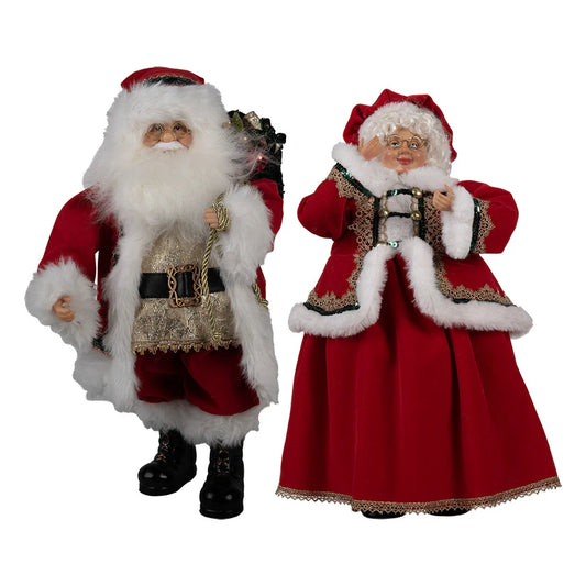 Coppia Babbo e Mamma Natale