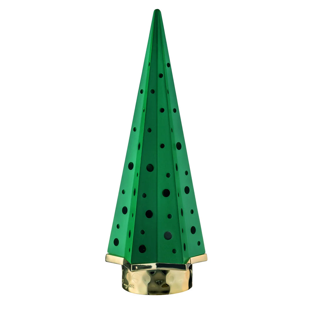 Alberello Luminoso in Marmorino con Base Oro  15 cm - Bongelli Preziosi