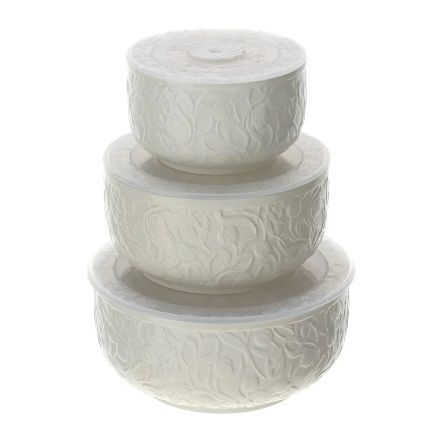 Set di Tre Contenitori in Porcellana Romance - Hervit