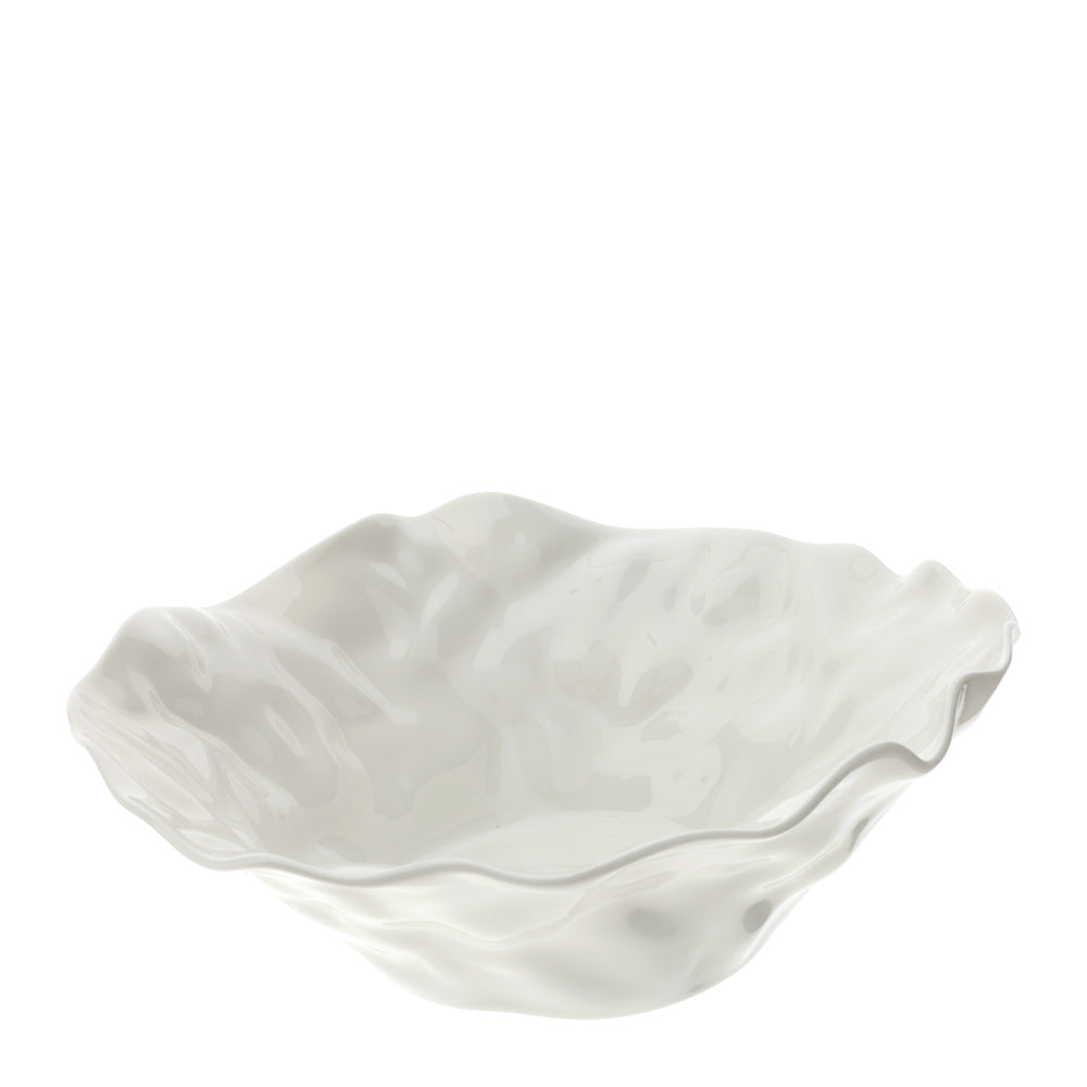 Centrotavola in Porcellana Frastagliato 37x29x11 cm - Hervit