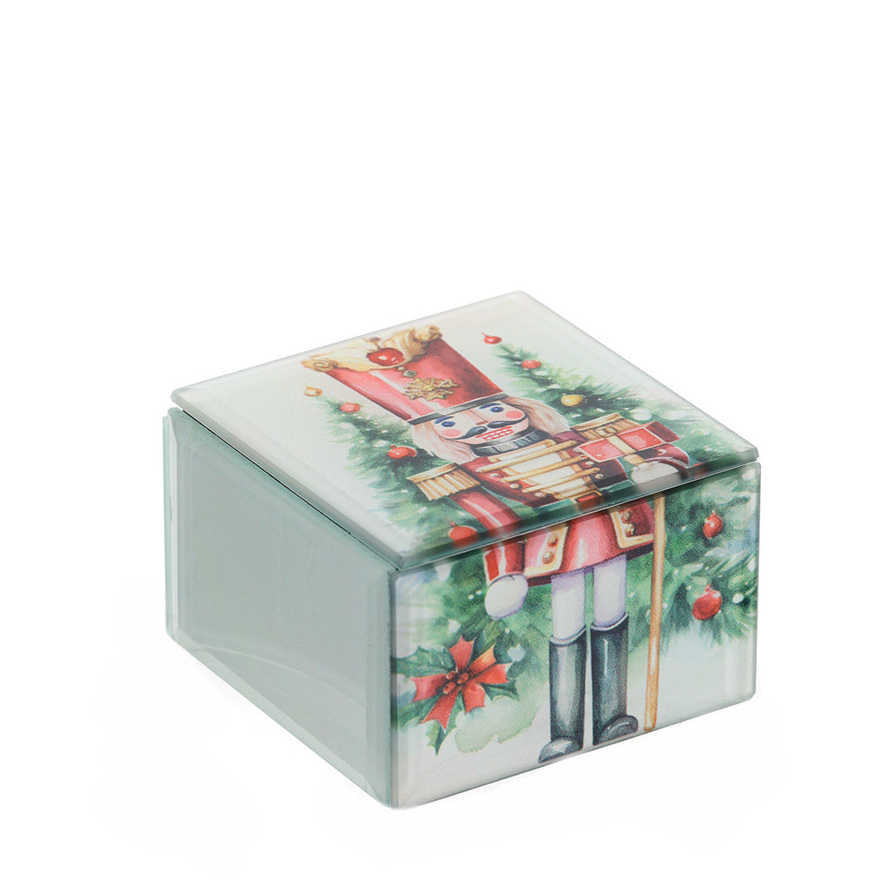 Cofanetto Legno e Specchio Schiaccianoci 7x7 cm - Hervit