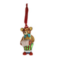 Decorazione Orsetto Con Fisarmonica 14 cm - Hervit