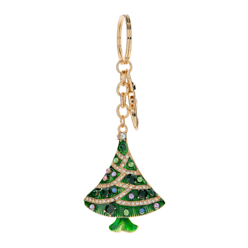 Portachiavi Albero con Dettagli Gioiello 5x13 cm - Hervit