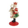 Decorazione Soldatino su Cervo 19 h cm - Hervit