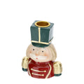 Portacandele Soldatino in Ceramica 10 cm - Hervit