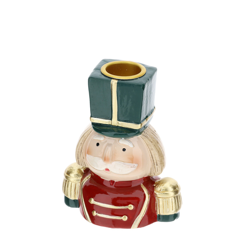 Portacandele Soldatino in Ceramica 10 cm - Hervit