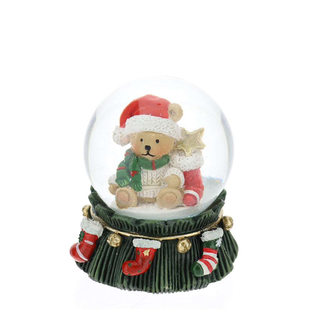 Palla Acqua e Neve con Orsetto in Resina 6 cm - Hervit