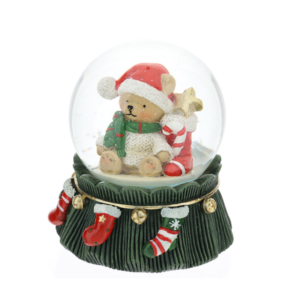 Palla Acqua e Neve con Orsetto in Resina 9 cm - Hervit