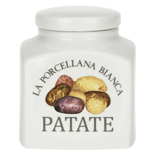 Barattolo Patate 3,5L in Porcellana – La Porcellana Bianca