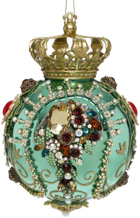 Crown Jewels Ornament Turquoise 18 cm - Mark Roberts