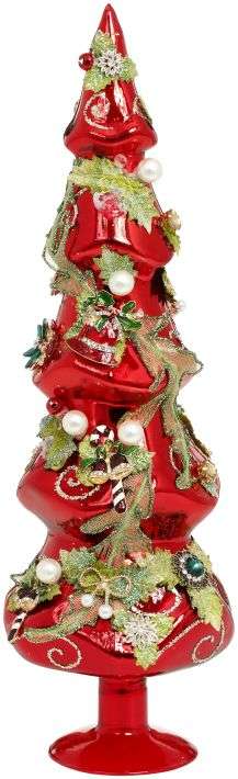 Jeweled Tree Red 43 cm - Mark Roberts
